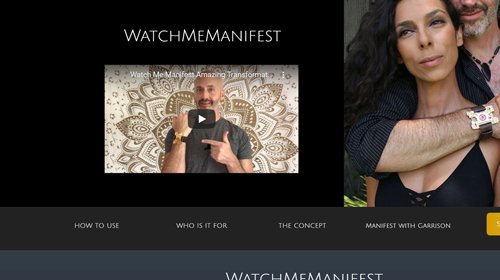 Watch Me Manifest Website